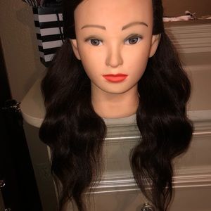 Cosmetology mannequin head